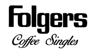 FOLGERS COFFEE SINGLES logo
