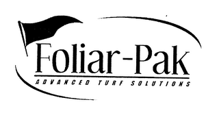 FOLIAR PAK ADVANCED TURF SOLUTIONS logo