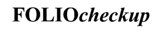 FOLIOCHECKUP logo
