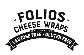 FOLIOS CHEESE WRAPS NATURALLY LACTOSE FREE GLUTEN FREE logo