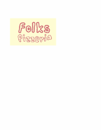 FOLKS PIZZERIA logo