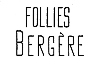 FOLLIES BERGERE logo