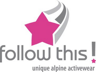 FOLLOW THIS! UNIQUE ALPINE ACTIVEWEAR logo