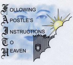 FOLLOWING APOSTLE'S INSTRUCTIONS TO HEAVEN logo