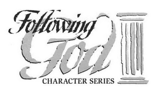 FOLLOWING GOD CHARACTER SERIES logo