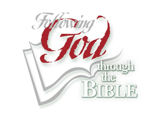 FOLLOWING GOD THROUGH THE BIBLE logo