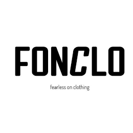 FONCLO FEARLESS ON CLOTHING logo