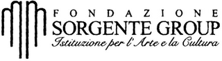 FONDAZIONE SORGENTE GROUP ISTITUZIONE PER L'ARTE E LA CULTURA logo