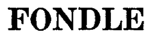FONDLE logo