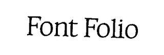 FONT FOLIO logo