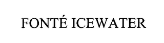 FONTE ICEWATER logo
