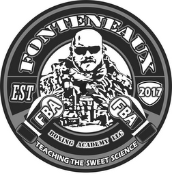 FONTENEAUX BOXING ACADEMY LLC EST 2017 FBA FBA TEACHING THE SWEET SCIENCE logo