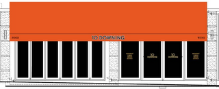 FOOD 10 DOWNING WINE 10 DOWNING logo