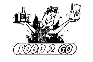 FOOD 2 GO logo
