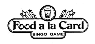 FOOD A LA CARD BINGO GAME logo