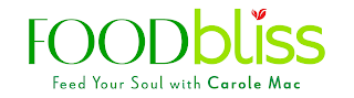 FOOD BLISS FEED YOUR SOUL WITH CAROLE MAC logo
