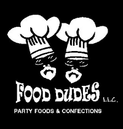 FOOD DUDES LLC. PARTY FOODS & CONFECTIONS logo