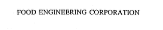 FOOD ENGINEERING CORPORATION logo