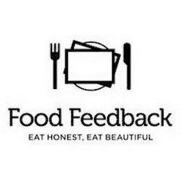 FOOD FEEDBACK EAT HONEST, EAT BEAUTIFUL logo