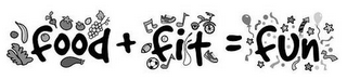 FOOD + FIT = FUN logo