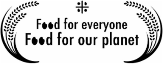 FOOD FOR EVERYONE FOOD FOR OUR PLANET logo