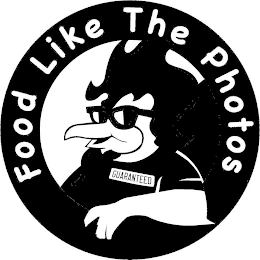 FOOD LIKE THE PHOTOS GUARANTEED logo