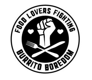 FOOD LOVERS FIGHTING BURRITO BOREDOM logo