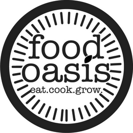 FOOD OASIS EAT. COOK. GROW. logo