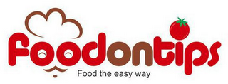 FOOD ON TIPS FOOD THE EASY WAY logo
