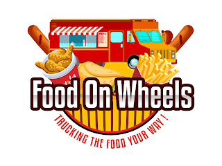 FOOD ON WHEELS TRUCKING THE FOOD YOUR WAY! logo