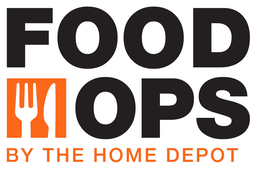 FOOD OPS BY THE HOME DEPOT logo