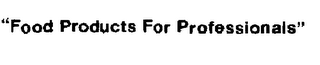 "FOOD PRODUCTS FOR PROFESSIONALS" logo
