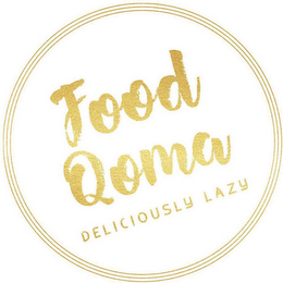 FOOD QOMA DELICIOUSLY LAZY logo