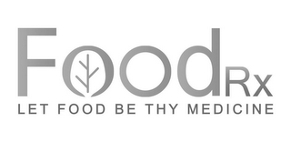 FOOD RX LET FOOD BE THY MEDICINE logo