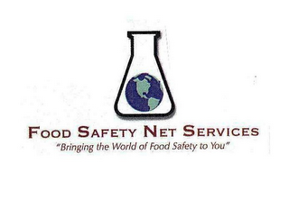 FOOD SAFETY NET SERVICES "BRINGING THE WORLD OF FOOD SAFETY TO YOU" logo