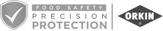 FOOD SAFETY PRECISION PROTECTION ORKIN logo