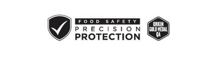 FOOD SAFETY PRECISION PROTECTION ORKIN GOLD MEDAL QA logo