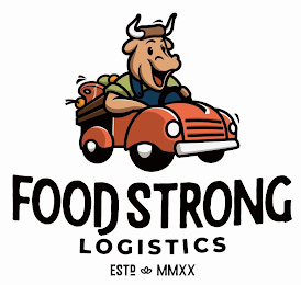FOOD STRONG LOGISTICS ESTD MMXX logo