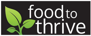 FOOD TO THRIVE logo