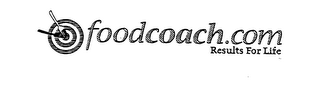 FOODCOACH.COM RESULTS FOR LIFE logo
