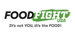 FOODFIGHT USA IT'S NOT YOU, IT'S THE FOOD! logo