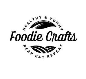 FOODIE CRAFTS HEALTHY & YUMMY REAP EAT REPEAT logo