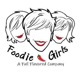 FOODIE GIRLS A FULL FLAVORED COMPANY logo