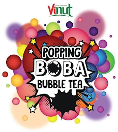 FOODS AND BEVERAGE VINUT POPPING BOBA BUBBLE TEA logo