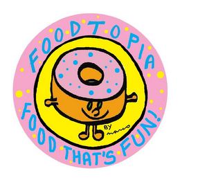 FOODTOPIA FOOD THAT'S FUN BY MARCO logo