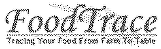 FOODTRACE TRACKING YOUR FOOD FROM FARM TO TABLE logo