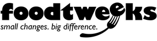 FOODTWEEKS SMALL CHANGES. BIG DIFFERENCE. logo