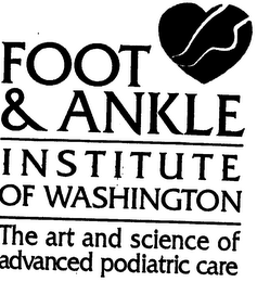 FOOT & ANKLE INSTITUTE OF WASHINGTON THE ART AND SCIENCE OF ADVANCED PODIATRIC CARE logo