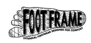 FOOT FRAME TECHNICAL FOOTWEAR DESIGNED FOR COMFORT logo