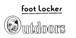 FOOT LOCKER OUTDOORS AMERICA'S MOST COMPLETE ATHLETIC FOOTWEAR STORE logo